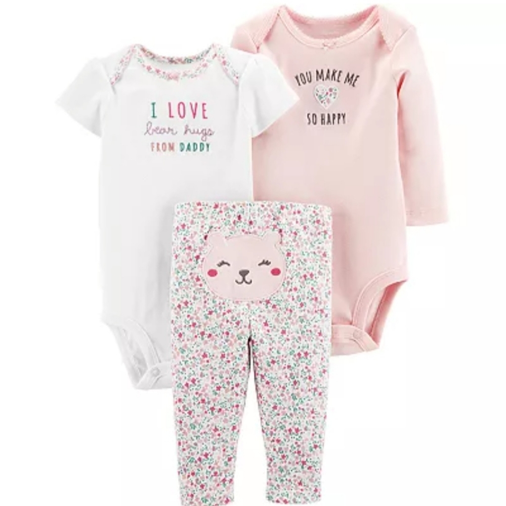 Carter's 3 pc set Newborn